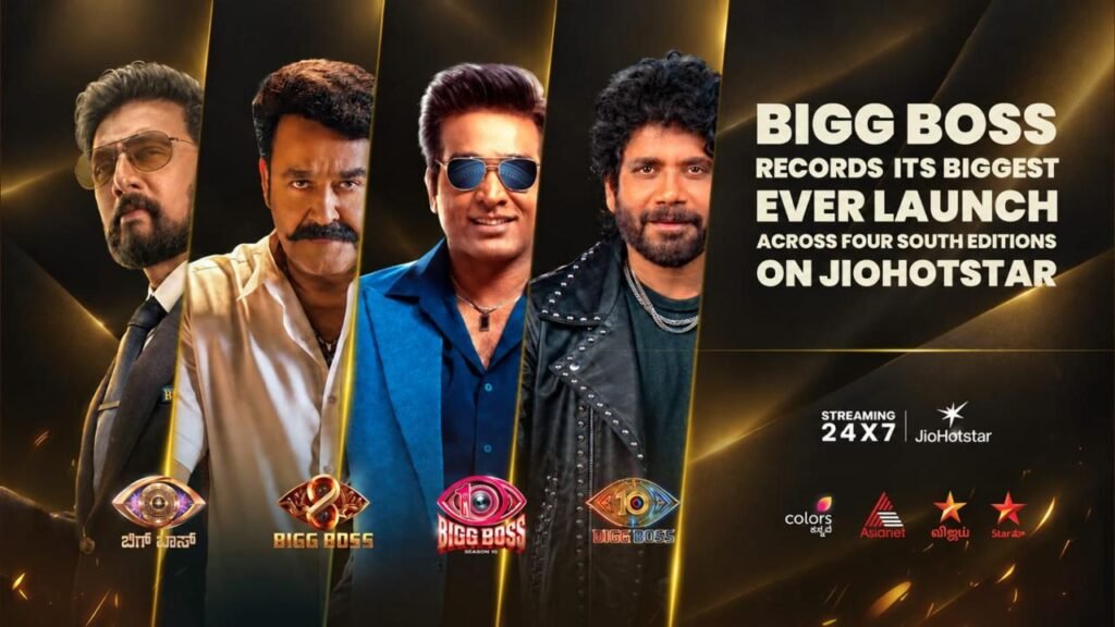 Bigg Boss South Crosses Half a Billion Watch Hours in Just 5 Weeks; 75+ Brands Bet Big on the Franchise 